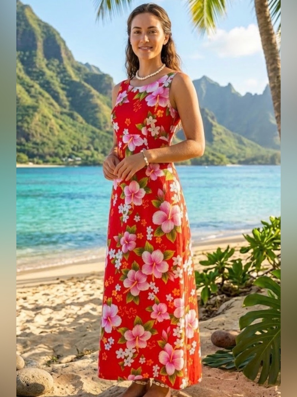 60’s Vintage Hawaiian Maxidress